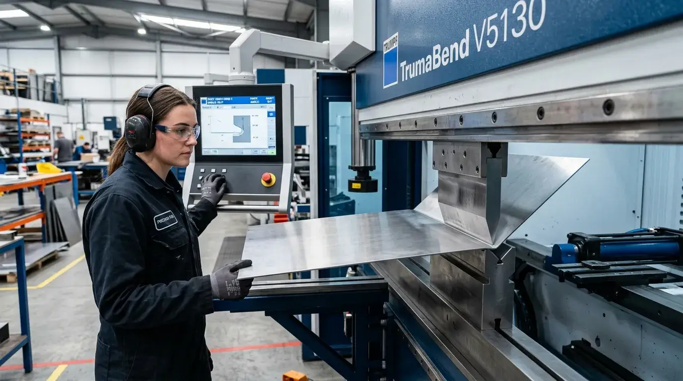 Laser cut edge quality Close-up of clean laser cut stainless steel edge